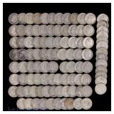 90%-Silver Roosevelt Dimes (100)