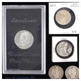 1911 - 1952 Silver Half Dollars & Dollars (5)