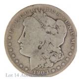 1903-S Silver Morgan Dollar - Tough Date