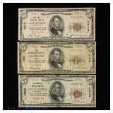 1929 $5 OH, NM, Tenn, Bank Notes - Brown (3)