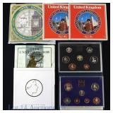 United Kingdom Royal Mint Coin Sets in OGP (8)