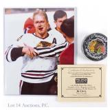 Bobby Hull Signed Blackhawks Puck (Tri-Star)