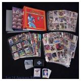 3 Binders Of Sports Cards & More