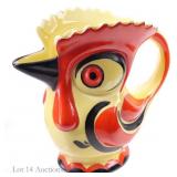 Erphila Czechoslovakia Rooster Pitcher