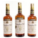 1959 & 1962 Canadian Club 6 Yr Can Whisky (3)