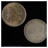 1921 P & S Silver Morgan Dollars (2)