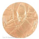 1979 Copper Pope John Paul II Poland Visit Medal