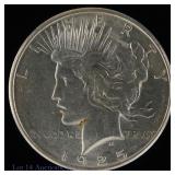 1925 (P) Silver Peace Dollar (CH BU)