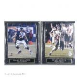 Brian Urlacher, Devin Hester Signed Plaques (2)