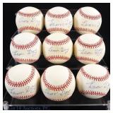 Negro League Leon Day Signed Baseballs (9)