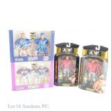 Autographed Wrestling Action Figures (4)