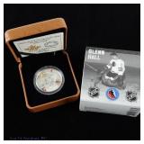 2015 silver Chicago Blackhawks Glenn Hall $10 Coin