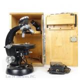 Zeiss Winkel Microscope, Case