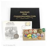 Various Silver Coin & Political Items (12)