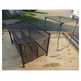 Pullout Metal Mesh Sliding Basket and Folding