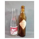 Vintage 10oz Orange Crush Amber Glass Bottle plus