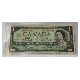 1967 Canadian $1 Bill