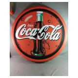 Coca - Cola Table Top Measures Approximately 37.5"