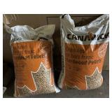 Two 40lb bags of Hardwood Pellets