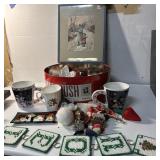 Adorable Christmas decor, includes tin 12ï¿½D x 5ï¿½H