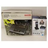 Sanyo Telephone Answering System Plus A V-Tech 2