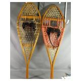 Pair Of Vintage Snowshoes 14"X 42" One Has Been