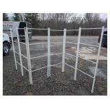 12ft Wooden Folding Sliding Rack, Versatile and