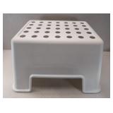 Ikea Bolmen White Step Stool 10" H x 13" W x 13"