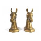 English Brass Horse bookends