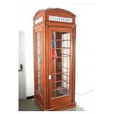 Mahogany British style telephone booth