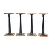 4 Oak top diner Stools