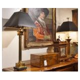 2 Chapman Brass table lamps