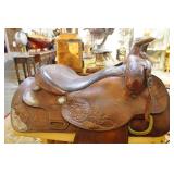 Hereford Brand Tex Tan Yoakum, Texas Saddle