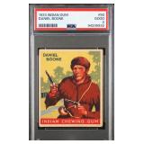 1933 INDIAN GUM Daniel Boone TRADING CARD PSA 2