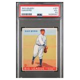 1933 GOUDEY Sam Byrd BASEBALL CARD PSA 3.5