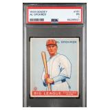 1933 GOUDEY Al Spohrer BASEBALL CARD PSA