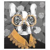 POP ART EMBELLISHED ART CANVAS GLICï¿½E DOG