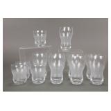 12 DANSK EDESIA GLASS TUMBLERS 8 LG & 4 SM