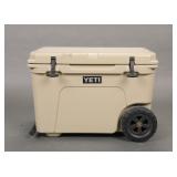 YETI COOLER ON WHEELS WITH HANDLE CAMPING/ SPORTS