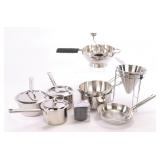 CUISINART CUISIPRO LOT OF COOKWARE POTS PANS