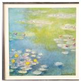 MONET WATER LILIES FRAMED ART PRINT