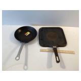 (1) MAGNALITE 9ï¿½ SKILLET, (1) 10ï¿½ CLUB GRIDDLE