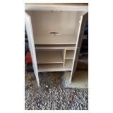 White clothes cabinet