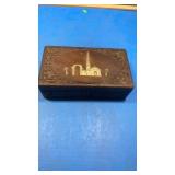 Wood box w jewelry