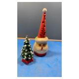 Santa and ceramic tree(2)