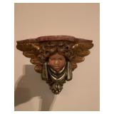 Plaster angel wall hanging