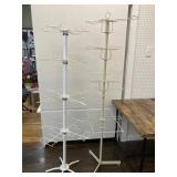 2 stand up display racks