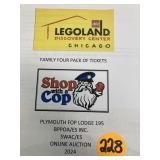 LEGOLAND family 4 pack of tickets