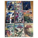 9 comic books