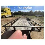 Big Tex 70PI-20XBK-GA, Tandem Axle Pip Utility Trailer, GVWR 7,000, VIN:16V1U2429N3192769